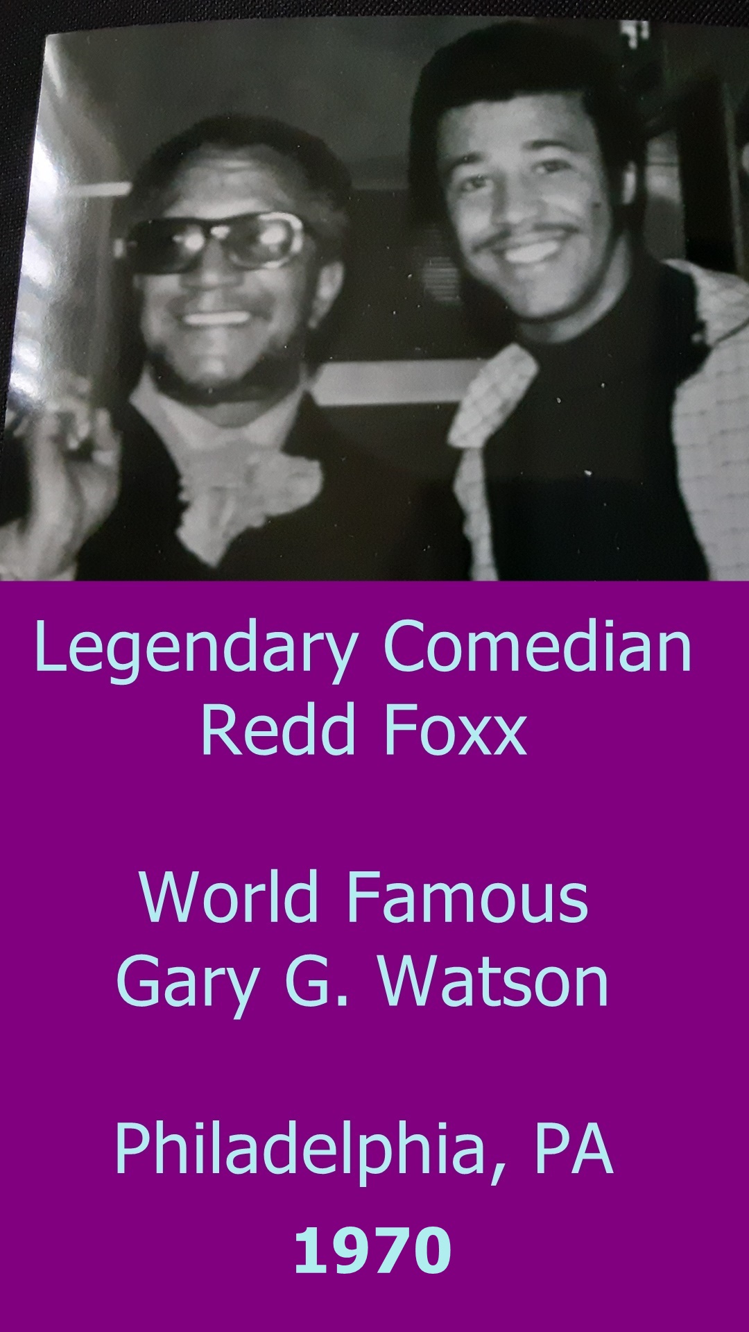 Redd Foxx and Gary Watson